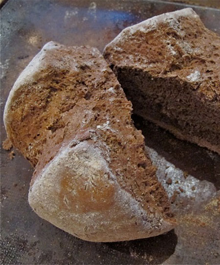 Russian Style Quick Rye Soda Bread