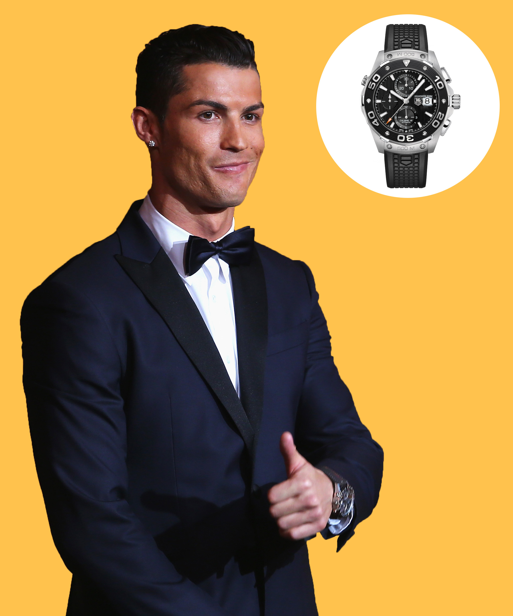 Cristiano Ronaldo's Tag Heuer Watch – DuJour