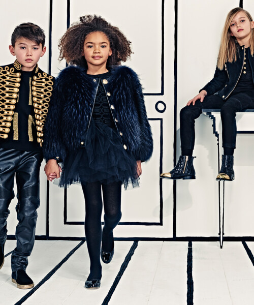 Balmain’s New Kids Line Is Inspired by North West