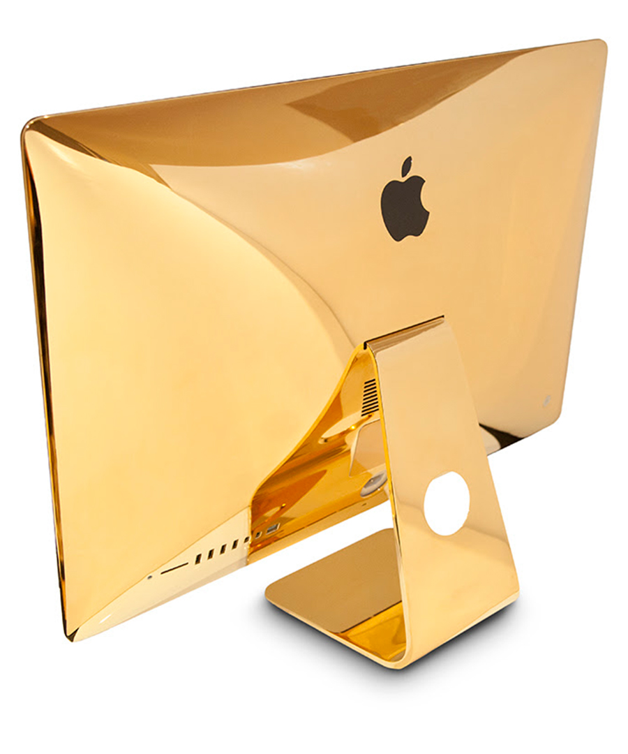 Компьютер gold. Apple IMAC золотой. IMAC 24 Gold. Золотой компьютер. Ноутбук золотого цвета.