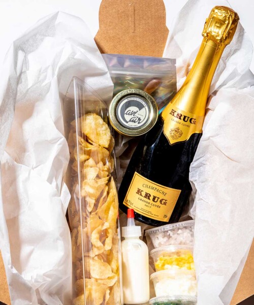 Pop Open a Bubbly Experience from Krug x Air’s Champagne Parlor