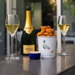 The Michelin-starred restaurant is pairing fried chicken with Krug champagne