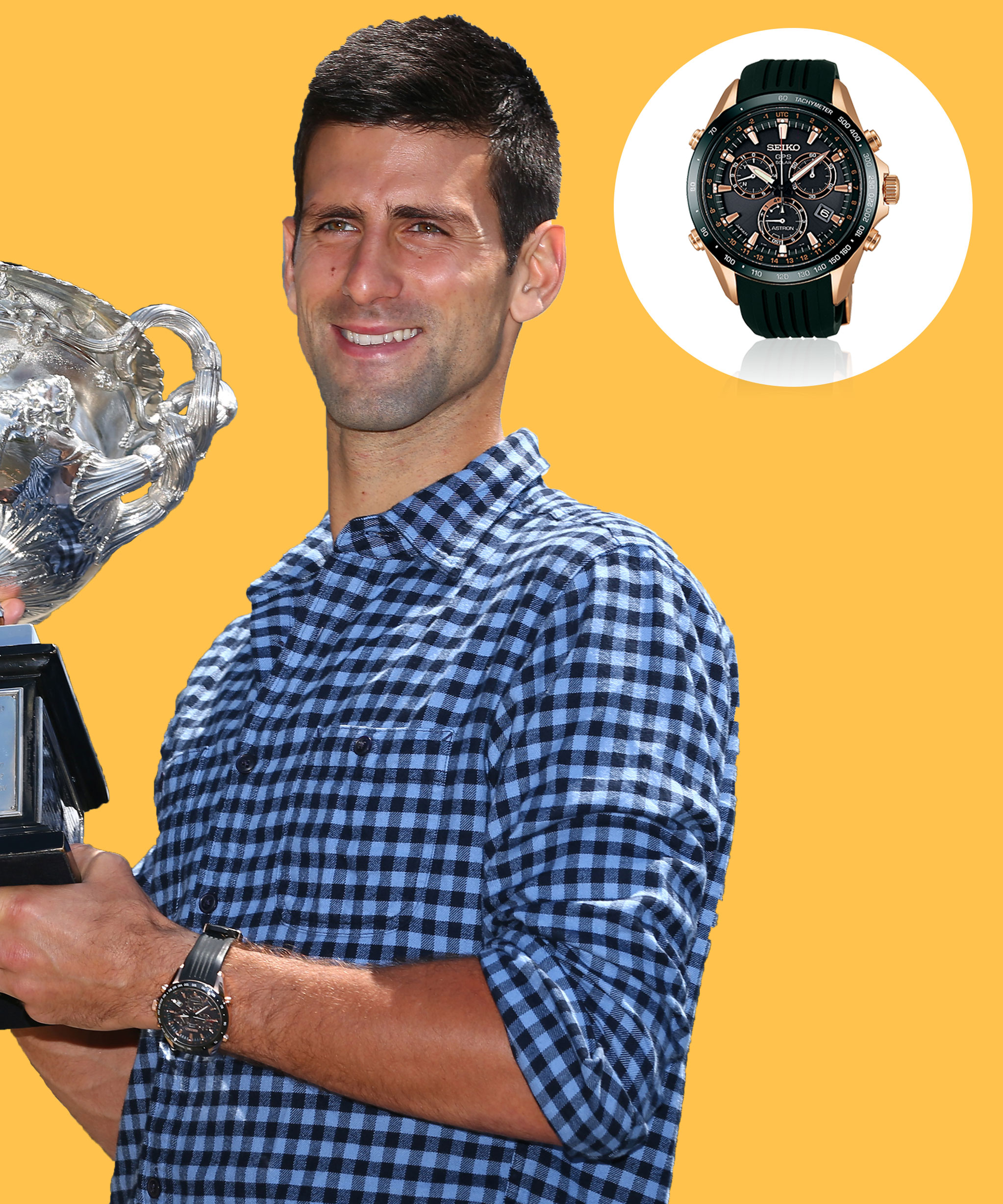 Novak Djokovic's Seiko Astron Watch – DuJour