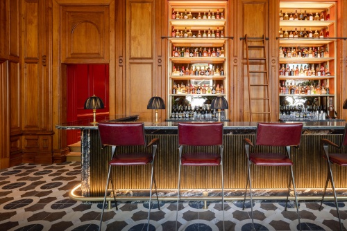 The Commons Club bar at Virgin Hotels Edinburgh