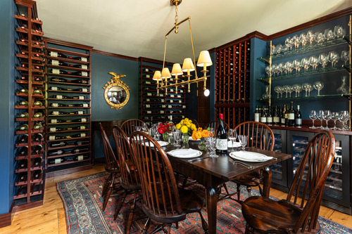 The wine room at The Weston