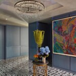 Interior designer Anjali Pollack creates a glamorous, sky-high Midtown West apartment for a family of six