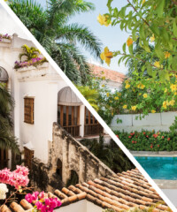 Inside the most luxurious boutique hotel in the coastal city of Cartagena, Colombia