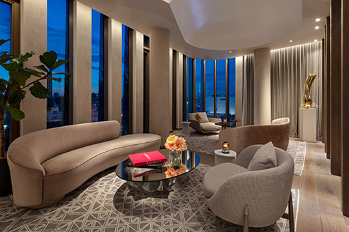 The Penthouse suite at the Londoner