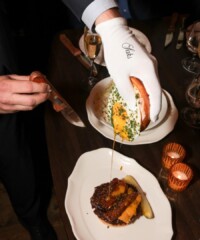 Saks and its VP of Client Engagement, Mariel Sholem, hosted a dinner at 4 Charles Prime Rib in New York City to celebrate the expansion of its luxury brand ambassador program, Saks Social Club
