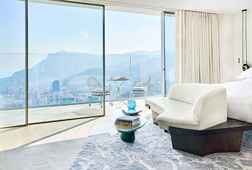 A Panoramic guest room at The Maybourne Riviera