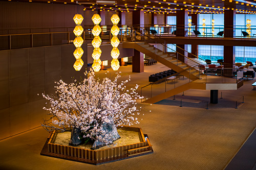 The lobby at The Okura Tokyo