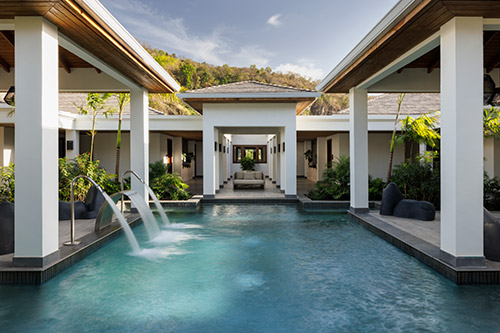 The spa pool