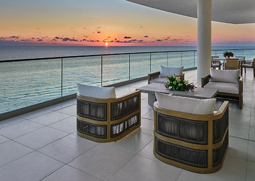 A suite terrace