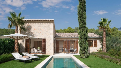 The Pool Suite at Castell Son Claret