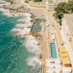 At Les Roches Rouges guests can enoy sun-soaked terraces, modernist design and a fresh take on Provençal dining