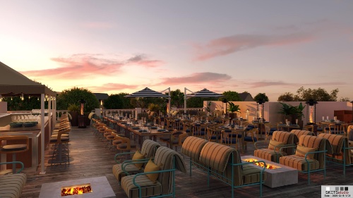 Hotel Viking's rooftop bar Cap Club