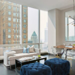 You’ll feel right at home (and on top of the world) in this sun-drenched, five-bedroom residence inside One57