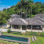 Discover the privacy met with sweeping Kilauea ocean, mountain and river views at this idyllic paradise residence