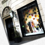 The ceramic balloons will dazzle shoppers at the renowned Bergdorf Goodman windows until August 29