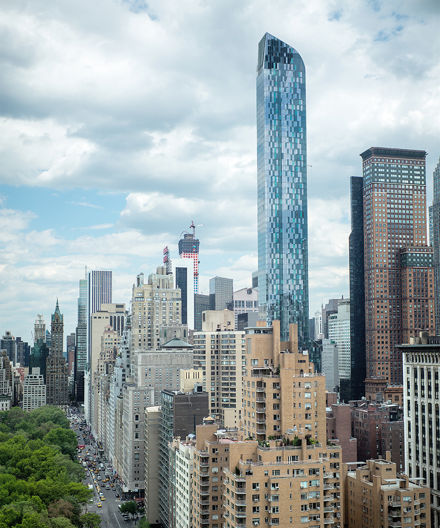 Work nears completion on slim and luxurious NYC skyscraper