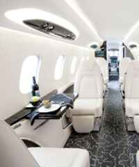 The Swankiest Private Jet Interiors