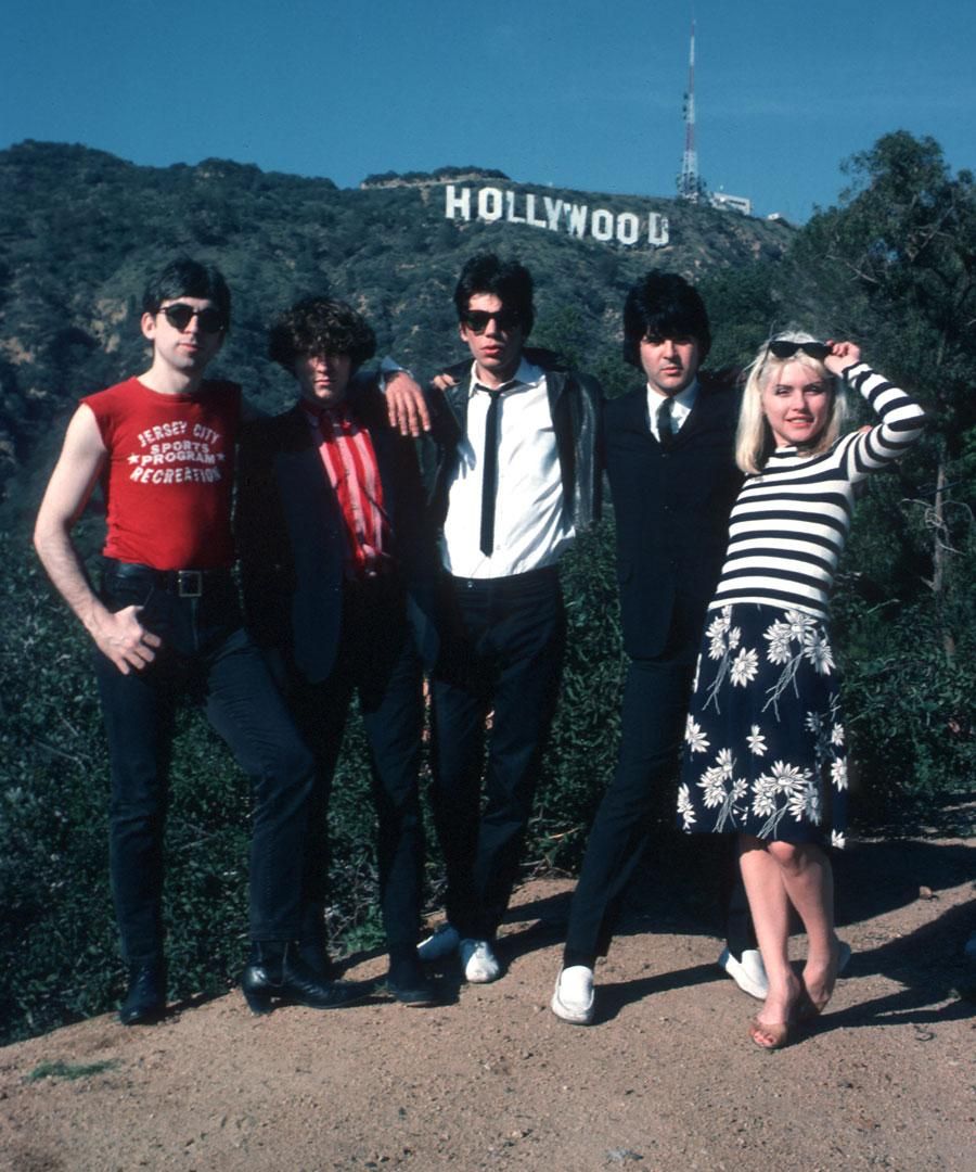Amarcord Vintage Fashion — Debbie Harry in a custom Stephen Sprouse dress 