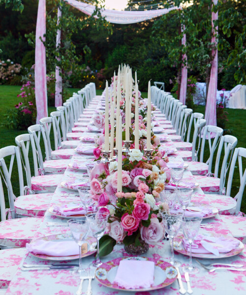 Inside LoveShackFancy’s Pretty in Pink Dinner Party