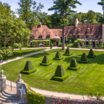 The Greenwich, Connecticut home offers stunning views of the Long Island Sound and Manhattan skyline