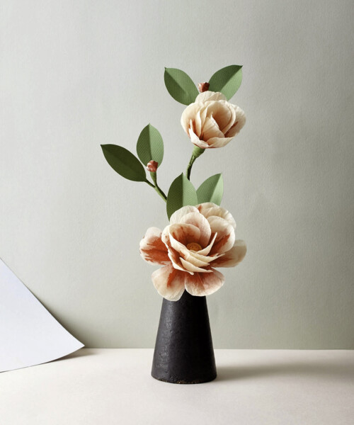 Obsession DuJour: The Green Vase’s Paper Flowers