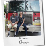 The Chicago Fire star hits the streets of her adopted hometown