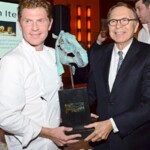 The Food Network star is honored for his work to help racehorses