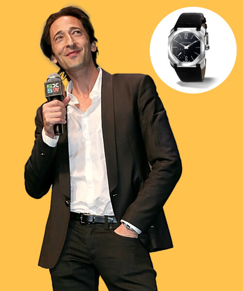 Watch & Learn: Adrien Brody’s Bulgari