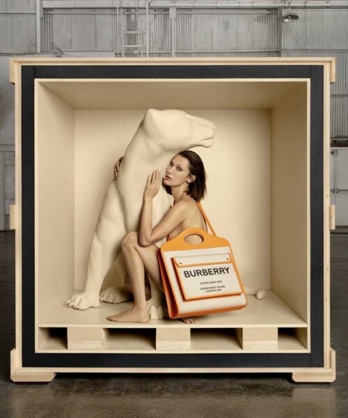 Bella Hadid Stars in Burberry’s Pocket Bag Campaign