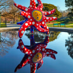 Japanese contemporary artist Yayoi Kusama’s large-scale exhibition illuminates the New York Botanical Garden this summer