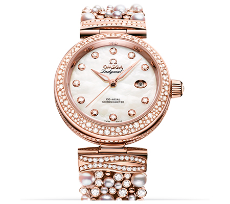 The Omega Ladymatic Pearls and Diamonds
