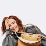 Zoey Deutch shows off her favorite bag in the new Fendi Peekaboo campaign