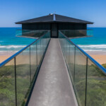 Australia’s iconic oceanfront property, The Pole House, offers spectacular views from its perch