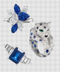 Shop 7 Classic Blue Engagement Rings