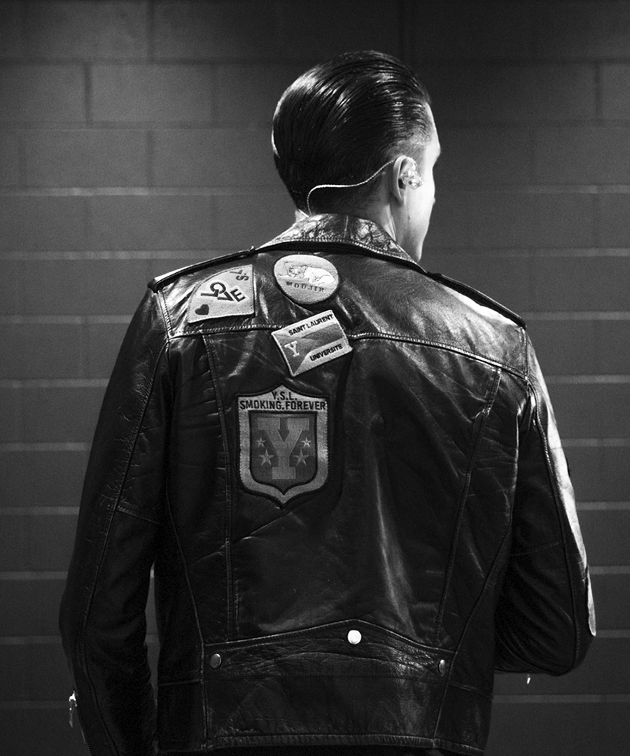 Saint laurent leather jacket hotsell g eazy