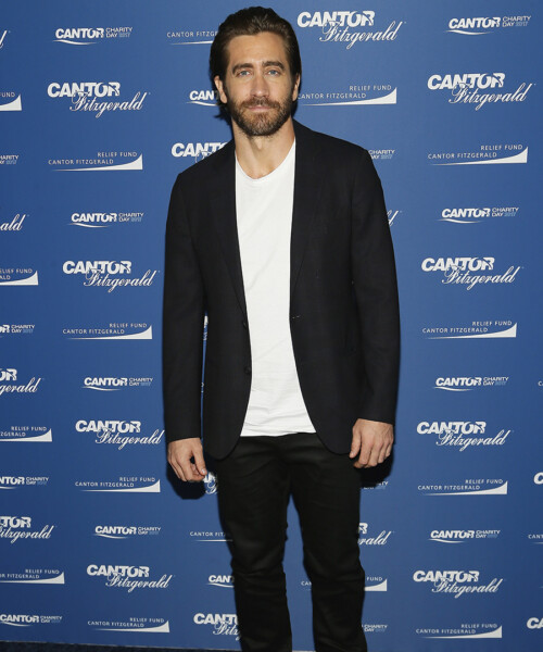 Jake Gyllenhaal at Cantor Fitzgerald Charity Day