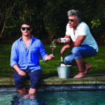 Raise a glass of Hampton Water to the father-son duo Jesse Bongiovi and Jon Bon Jovi