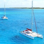 Entrepreneur Scott Leonard is running his business—and his family—while sailing around the world on a 50-foot catamaran