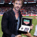 See the Thor actor on coaching duty at the HSBC World Rugby Sevens series