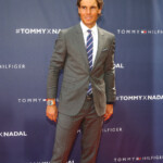 The tennis great unveiled his new underwear collaboration with Tommy Hilfiger at an exciting exhibition match for spectators