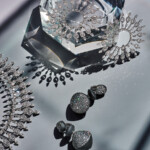 One-of-a-kind treasures are lavishly rendered in diamonds embodying an art deco spirit