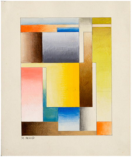 Manlio Rho “Untitled” (1937–38) at the Menil Drawing Institute