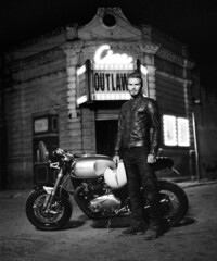 David Beckham Channels His Inner Biker, Presented by Belstaff