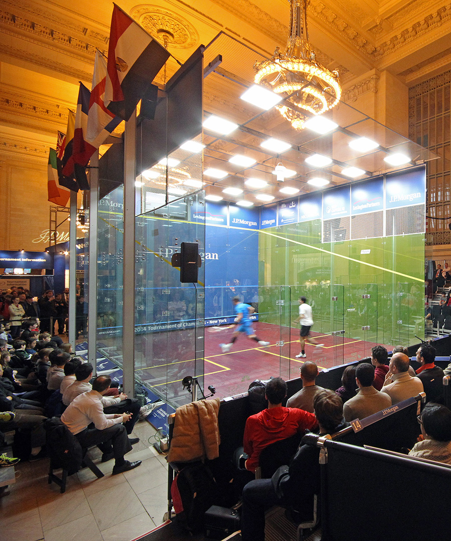 Prestige stak Vejhus NYC's Grand Central Hosts Squash's J.P. Morgan Tournament of Champions -  DuJour