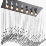 A modern light fixture that makes a stylish statement