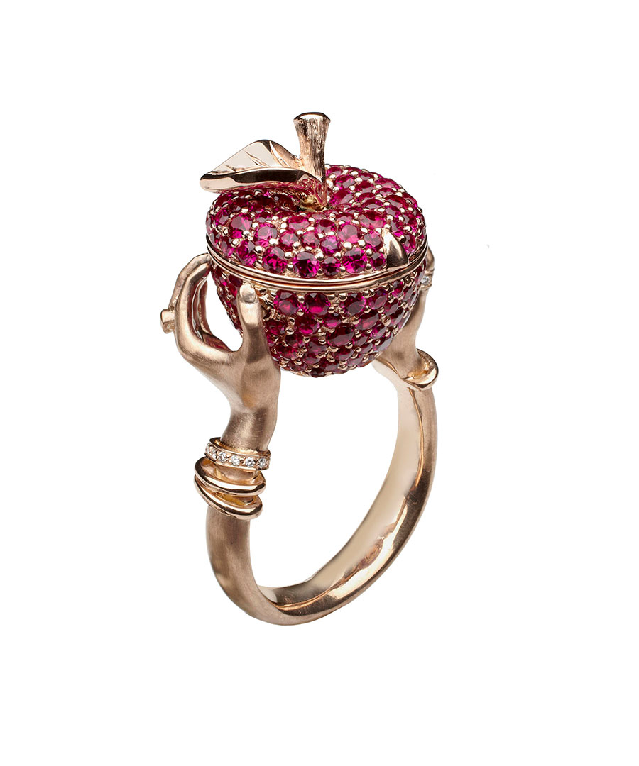 Apple Ring | IceCarats Jewelry | United Kingdom